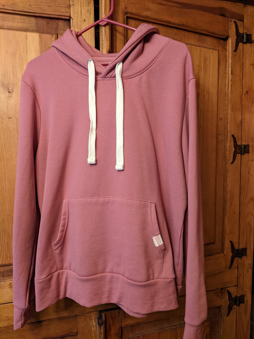 Women's Dusty Rose Pullover Hoodie Sweater